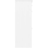 Ormarić za cipele ALTA bijeli 77x35x96 cm od masivne borovine | shoptok.hr