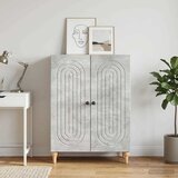  Kreveta Betonska siva 66 x 34,5 x 90 cm Konstruirano drvo | shoptok.hr