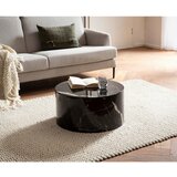 Livetastic klubska miza, črna, visoki sijaj | Shoptok.si