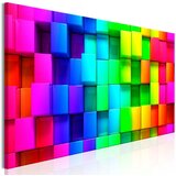  Slika - Colourful Cubes (1 Part) Narrow 150x50 | shoptok.hr