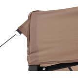  Sklopivi prigodni šator za zabave smeđi 440x292x315 cm | shoptok.hr