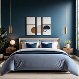  tonne marie - sky blue ranforce king quilt cover (fr) (it) | ePonuda.com