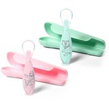 BabyOno silikonska žlica s kutijicom, mint | shoptok.hr