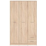 MID.YOU omara s klasičnimi vrati, hrast sonoma | Shoptok.si