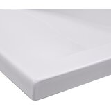 Ugradbeni umivaonik 101 x 39,5 x 18,5 cm keramički bijeli | shoptok.hr
