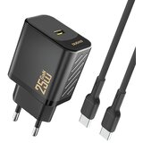 Dudao 25W PD POLNILEC USB-A USB-C ZA APPLE IPHONE S KABLOM USB-C, (5000262100) Cene