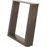  Noge za klub stolić U-oblik 2 kom Prirodni čelik 50 x (42-43) cm Čelik | shoptok.hr