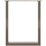 vidaXL Noge za jedilno mizo U-oblika 2 kosa 60x(72-73) cm jeklo | Shoptok.si