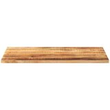  Ploča stola 100x60x3 8 cm pravokutna puna drvena gruba mango | shoptok.hr