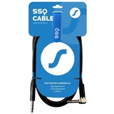 SSQ JMPJMK1 SS-1439 Cable Jack Mono - Jack Mono (90 degree angle) 1 m Black