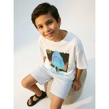 Sinsay Pamučna oversize majica s printom Jaws | shoptok.hr