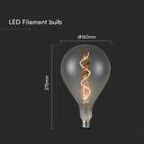  led filament sijalica A160 E27/4W/230V 2700K | Eponuda.com