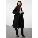 Trendyol Black Oversize Coat cene
