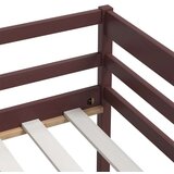 vidaXL Okvir za krevet i ladice/ormarić tamnosmeđi 90x200 cm borovina | shoptok.hr