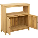  Vrtna konzola Svijetla akacija 80 x 35 x 75 cm | shoptok.hr