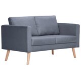  Set dvosjeda i trosjeda od tkanine tamnosivi | shoptok.hr