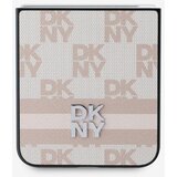 Dkny PU Leather Checkered Pattern and Stripe Samsung Galaxy Z Flip 6 Pink Ovitek za telefon Vijolična | Shoptok.si