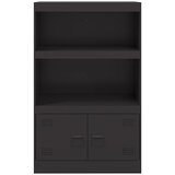  Komoda crna 67 x 39 x 107 cm čelična | shoptok.hr