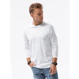 Ombre Majice z dolgimi rokavi Moška srajca dolgi rokavi (L138BEIGE) pisana | Shoptok.si
