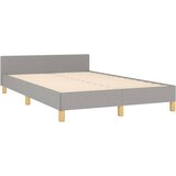  Okvir za krevet bez madraca svjetlosivi 120x190 cm od tkanine | shoptok.hr