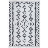 Oyo home bijelo-crni pamučni tepih Duo, 120 x 180 cm | shoptok.hr