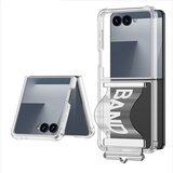  Futrola CLEAR STRAP za Samsung F751B Galaxy Z Flip 7 5G/ bela Cene