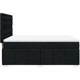  Krevet s oprugama i madracem crni 140x200 cm od tkanine | shoptok.hr