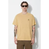 Carhartt WIP Pamučna majica S/S Nelson T-Shirt za muškarce, boja: bež, bez uzorka, I029949.1YHGD