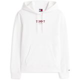 Tommy Jeans Sweater majica 'ESS' crvena / bijela Cijene