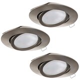 Eglo 31689 - KOMPLET 3x LED ugradnih spotova TEDO 3xGU10-LED/5W/230V | Eponuda.com