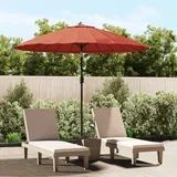 suncobran s aluminijskim stupom 270 cm terakota