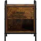  Noćni ormar Dimljeni hrast 40 x 30 x 50 cm Konstruirano drvo - Dimljeni hrast 1 | shoptok.hr
