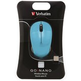  MIŠ USB 3TIPKE OPTIČKI BREZŽIČNI VERBATIM 49044 MODRA BLISTER Cene