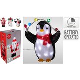  LED spoljašnja božićna dekoracija 25xLED/2xAA 21 cm IP44 pingvin | Eponuda.com