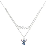 Colgante Ohana Stitch Disney plata