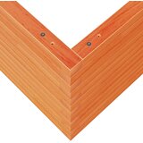  Vrtno cvetlično korito voščeno 60x60x45,5 cm trdna borovina | Shoptok.si