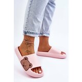 Kesi Women's light foam slippers Bear Pink Parisso theme Cene