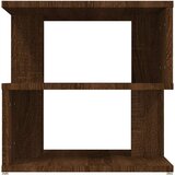  Bočni stolić smeđa boja hrasta 40x40x40 cm konstruirano drvo | shoptok.hr