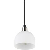  Bela/srebrna viseča svetilka s steklenim senčilom ø 12 cm Molly – | Shoptok.si