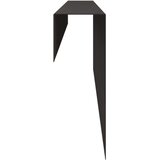 Profil za rubove vrta 10 kom. 100 x 6 x 15 cm Čelik Crna | shoptok.hr