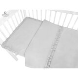 MimiNu Royal navlaka za posteljinu 2 dijela 120x90 cm, siva | Shoptok.si