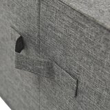  Kutija za pohranu od tkanine 50 x 30 x 25 cm antracit | shoptok.hr