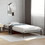  Okvir za krevet boja hrasta 90x200 cm konstruirano drvo i metal Siva 90 x 200 cm Cijene