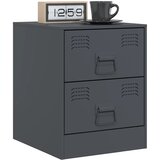  Noćni ormarići 2 kom antracit 34,5 x 39 x 44 cm čelični | shoptok.hr
