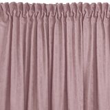  Curtain MILANA color pink style classic transparent dragon tape 5 cm with fringe 3 cm chenille 420x300 HOMEDE | shoptok.hr