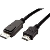 Value DisplayPort priključni kabel 2.00 m 11.99.5781 sa za&scaron;titom crna [1x mu&scaron;ki konektor displayport - 1x mu&scaron;ki konektor HDMI] cijene