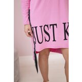 Kesi Hooded dress with print light pink | Shoptok.si
