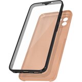 AVIZAR Integralno ohišje za Samsung Galaxy A03, prozorna sprednja in trda zadnja stran, rožnato zlata, (20717419) | Shoptok.si