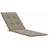 vidaXL Blazina za ležalnik taupe (75+105)x50x4 cm, (20623546) | Shoptok.si