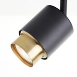 Brilliant LED spot svetiljka COVELO 3xGU10/5W/230V crna/zlatna | Eponuda.com